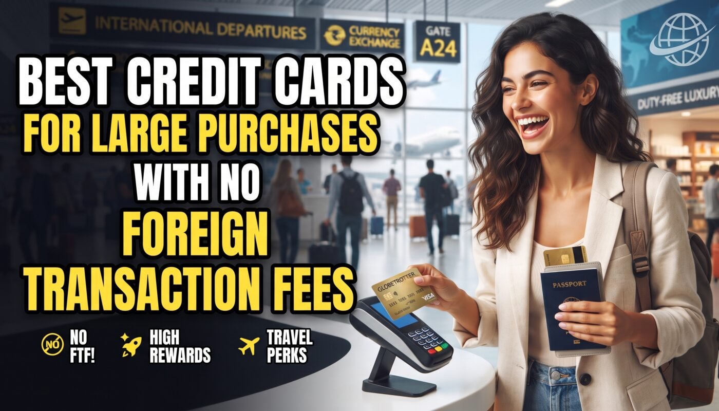 Best Credit Cards for Large Purchases With No Foreign Transaction Fees