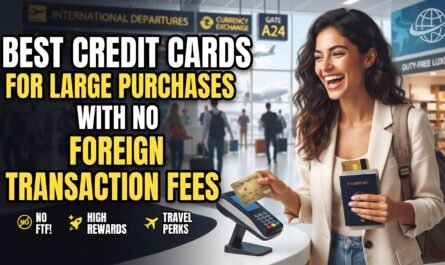 Best Credit Cards for Large Purchases With No Foreign Transaction Fees