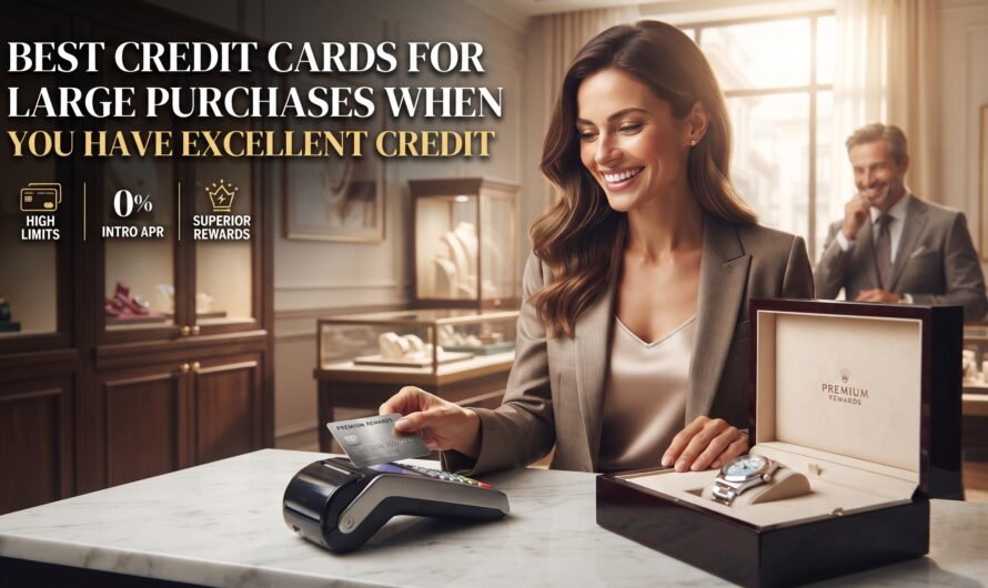 Best Credit Cards for Large Purchases When You Have Excellent Credit